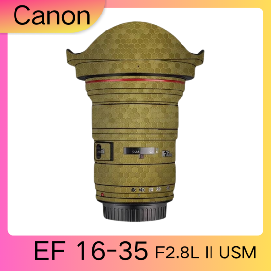 Lentes Canon EF16-35F2.8L II USM  - Pele câmera, adesivo câmera - com alta resistência a arranhões, à prova d'água e com design elegante.